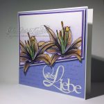 Lilie auf alles Liebe | Geburtstagskarte