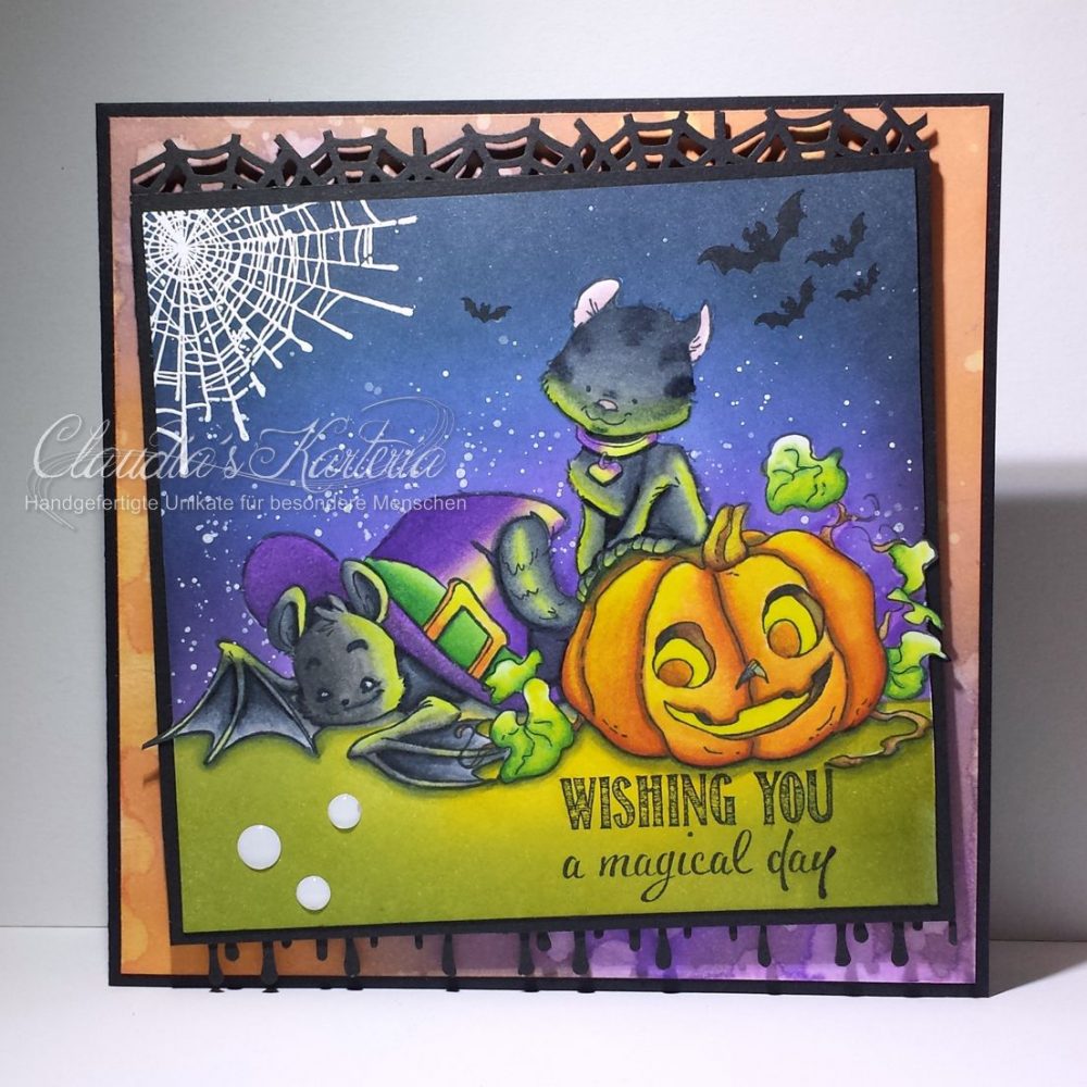 Magische Halloween-Grüsse | Grusskarte