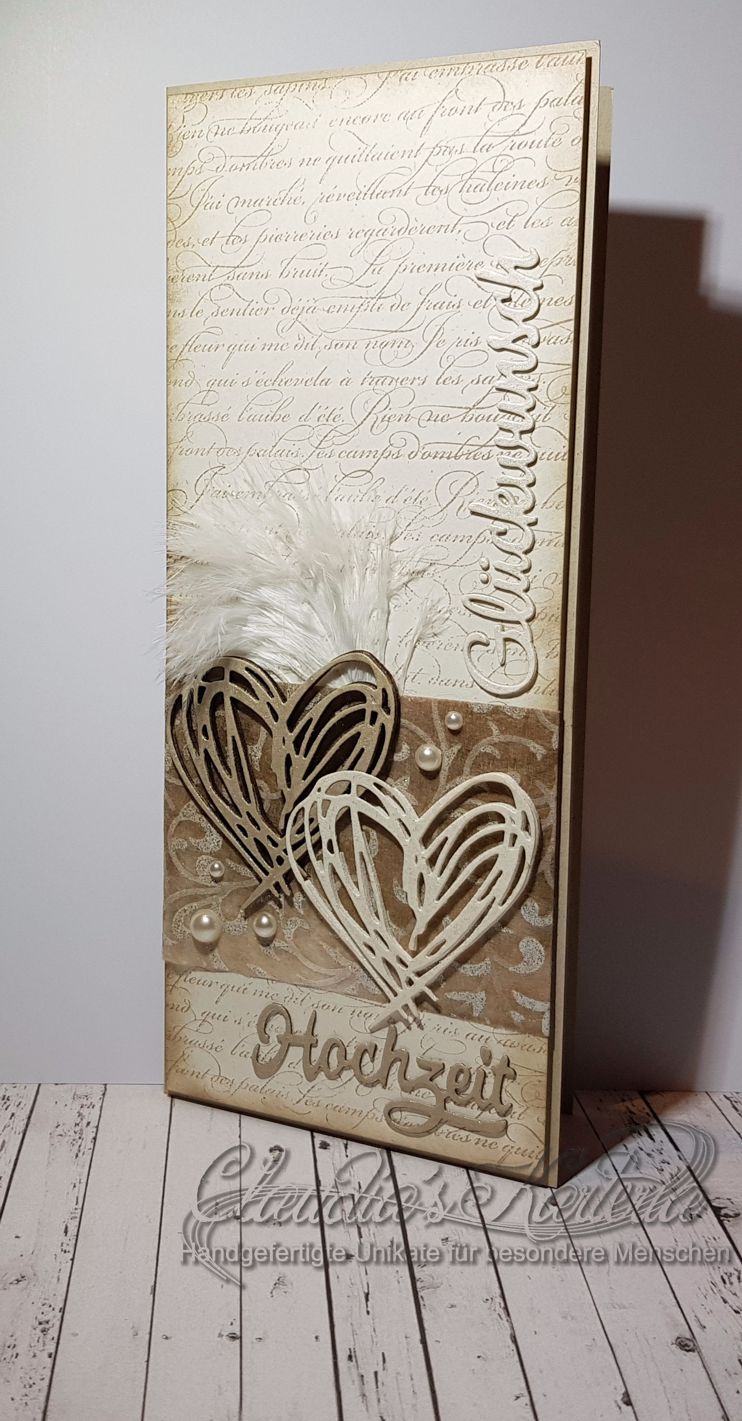 Vintage-Glückwünsche | Hochzeitskarte