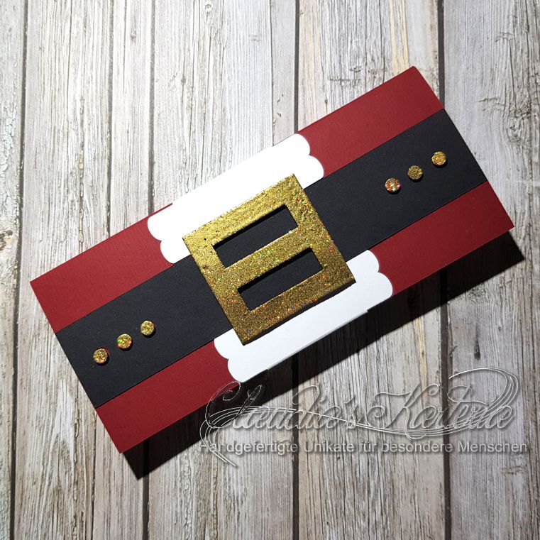 Santa's Gutscheinbox | Geld-/Gutscheinverpackung